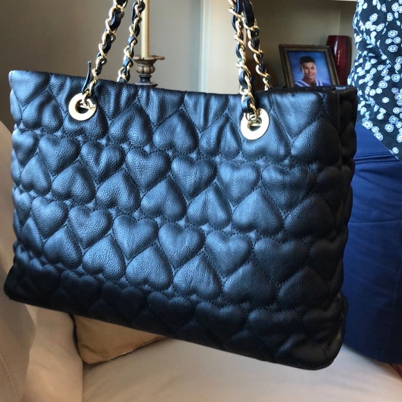 Betsey Johnson shoulder purse large black - Picture 3 of 13